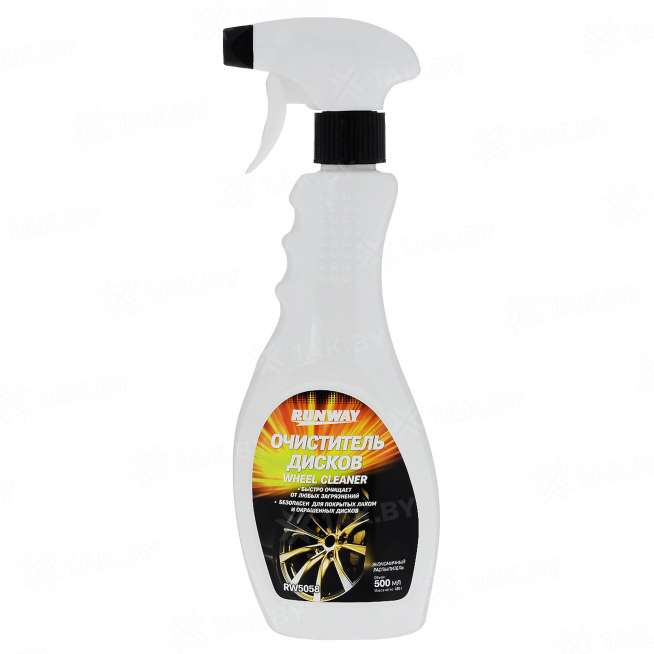 Очиститель колесных дисков 500мл RUNWAY /1/12 0.5л. 0