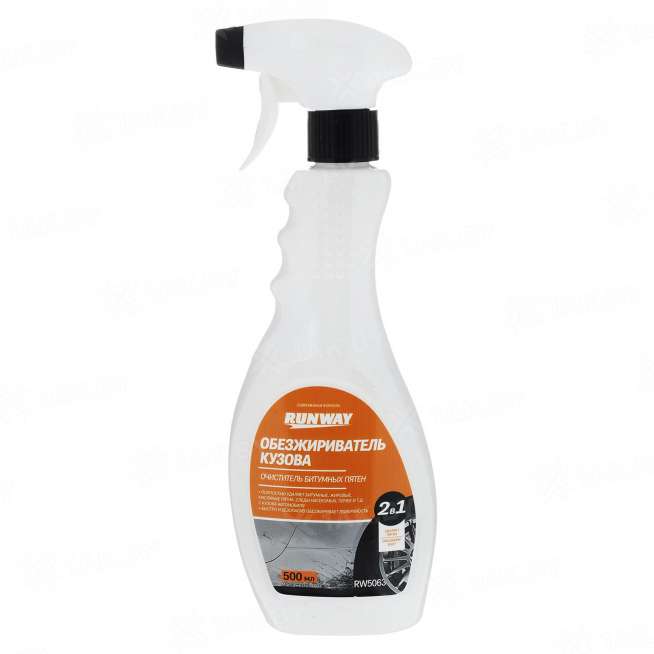 Очиститель битумных пятен "2 в 1" 500 мл RUNWAY /1/12 0.5л. 0