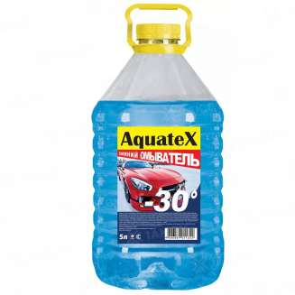 Жидкость стеклоомывающая низкозамерзающая "Aquatex" 5 л. -30 0