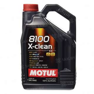 Масло моторное Motul 8100 X-Clean C3 5W-30 5л.