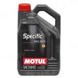 Масло моторное Motul Specific 505.01-502.00-505.00 5W-40 5л. Масло моторное Motul Specific 505.01-502.00-505.00 5W-40 5л.