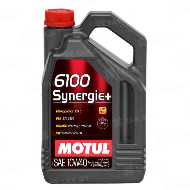 Масло моторное Motul 6100 Synergie+ 10w40, 4л 0