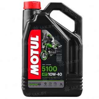 Масло моторное Motul 5100 10W-40 4T, 4л