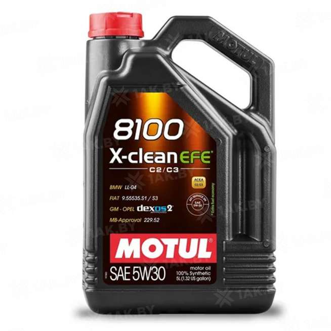 Масло моторное Motul 8100 X-CLEAN EFE 5W30, 4л 0