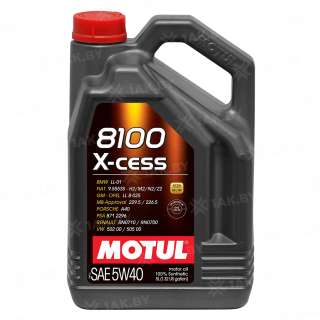 Масло моторное Motul 8100 X-CESS 5W-40 5л. Масло моторное Motul 8100 X-CESS 5W-40 5л.