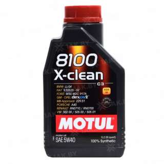 Масло моторное Motul 8100 X-Clean C3 5W-30 1л.