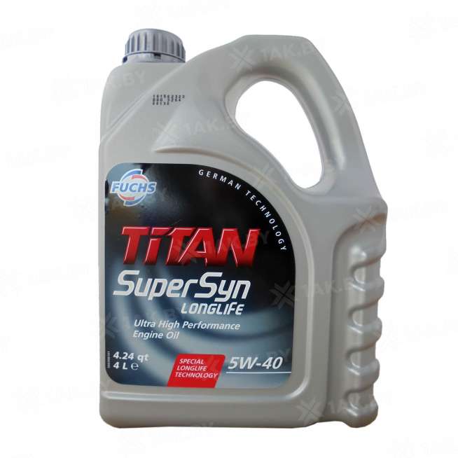 Масло моторное FUCHS  TITAN Supersyn LONGLIFE 5W-40 SN 229.5 226.5, 4л 0