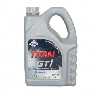 Масло моторное FUCHS  TITAN GT1 5W-40 SN 505.01 DEXOS2, 4л