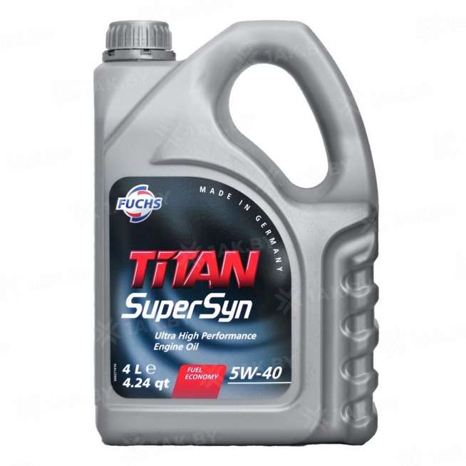 Масло моторное FUCHS TITAN Supersyn 5W-40 SN/CF, 4л 0
