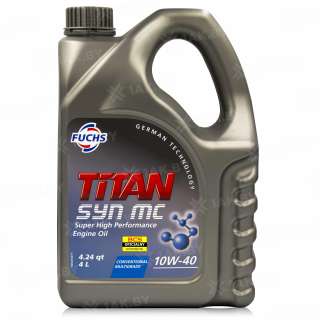 Масло моторное FUCHS TITAN SYN MC SAE 10W-40, 4л