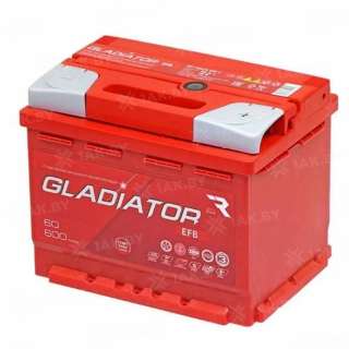 Аккумулятор GLADIATOR (60 Ah) 600 A, 12 V Обратная, R+ L2 Аккумулятор GLADIATOR (60 Ah) 600 A, 12 V Обратная, R+ L2