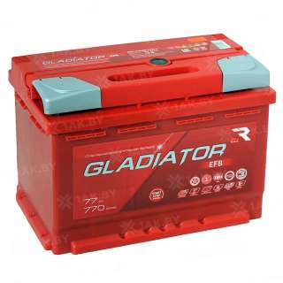 Аккумулятор GLADIATOR (77 Ah) 770 А, 12 V Прямая, L+ L3 Аккумулятор GLADIATOR (77 Ah) 770 А, 12 V Прямая, L+ L3