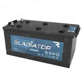 Аккумулятор GLADIATOR Dynamic (225 Ah) 1500 A, 12 V Прямая, L+ D6 6СТ-225L(3) 0