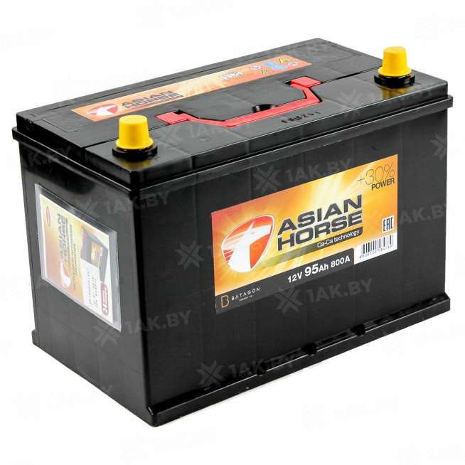 Аккумулятор HORSE (95 Ah) 800 A, 12 V Прямая, L+ D31 0