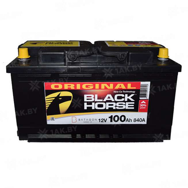 Аккумулятор HORSE (100 Ah) 840 A, 12 V Обратная, R+ L5 0