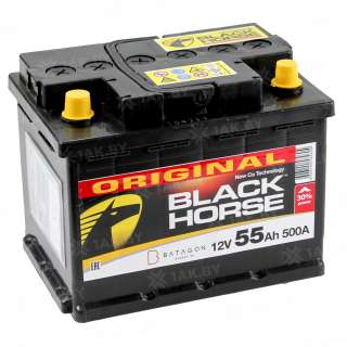 Аккумулятор HORSE (55 Ah) 500 A, 12 V Обратная, R+ LB2 Аккумулятор HORSE (55 Ah) 500 A, 12 V Обратная, R+ LB2