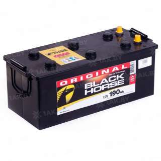Аккумулятор BLACK HORSE (190 Ah) 1000 A, 12 V Обратная, R+ D5 Аккумулятор BLACK HORSE (190 Ah) 1000 A, 12 V Обратная, R+ D5