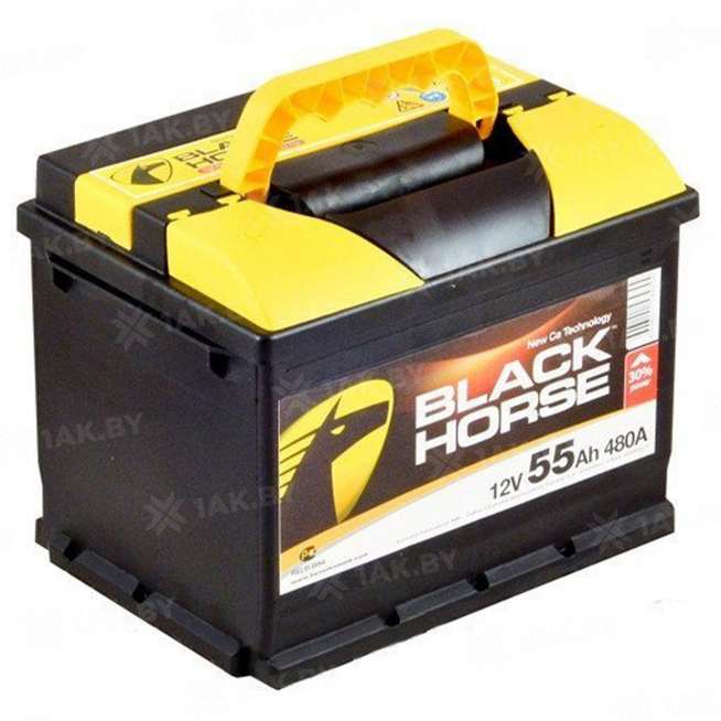 Аккумулятор HORSE (55 Ah) 480 A, 12 V Прямая, L+ L2 0