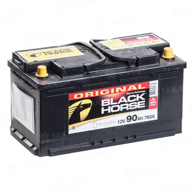 Аккумулятор HORSE (90 Ah) 760 A, 12 V Обратная, R+ L5 0