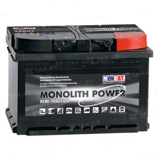 Аккумулятор MONOLITH (75 Ah) , 12 V Обратная, R+ L3 Аккумулятор MONOLITH (75 Ah) , 12 V Обратная, R+ L3