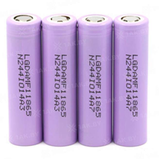 Аккумуляторный элемент LG Li-ion ICR18650MF1 (3.65 B, 2.2 А/ч), Корея 0