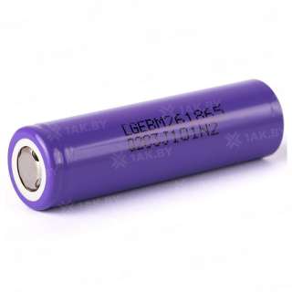 Аккумуляторный элемент LG Li-ion INR18650-M26 (3.65 B, 2.6 А/ч), Корея
