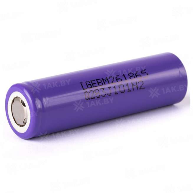 Аккумуляторный элемент LG Li-ion INR18650-M26 (3.65 B, 2.6 А/ч), Корея 0