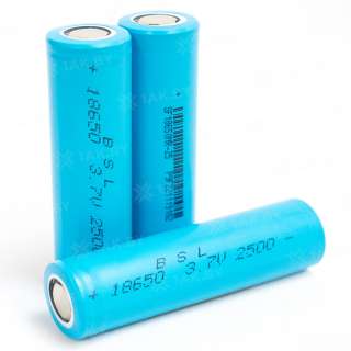 Аккумуляторный элемент BSL 18650 2500 mAh 8C (3.7V, 2.5 А/ч, 20A), Китай Аккумуляторный элемент BSL 18650 2500 mAh 8C (3.7V, 2.5 А/ч, 20A), Китай