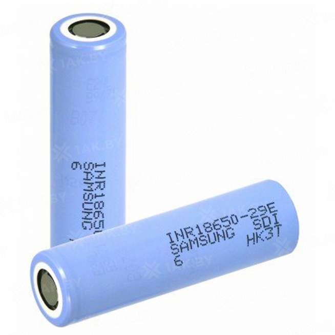Аккумуляторный элемент Samsung Li-ion INR18650-29E (3.65 B, 2.9 А/ч), Корея 0