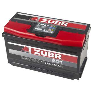 Аккумулятор ZUBR Ultra (100 Ah) 940 A, 12 V Прямая, L+ L5 ZU1001S 2