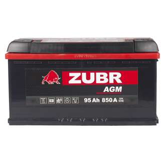 Аккумулятор ZUBR AGM (95 Ah) 850 A, 12 V Обратная, R+ L5 59502950 1