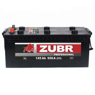 Аккумулятор ZUBR Professional (145 Ah) 950 A, 12 V Прямая, L+ D04 ZU1453S 1
