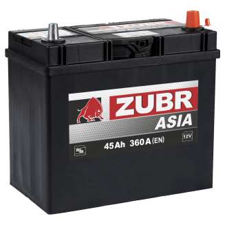 Аккумулятор ZUBR Clarios (45 Ah) 360 A, 12 V Обратная, R+ B24 676143 1