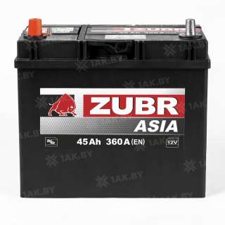 Аккумулятор ZUBR Clarios (45 Ah) 360 A, 12 V Прямая, L+ B24 676144