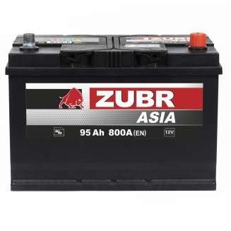 Аккумулятор ZUBR Ultra Asia (95 Ah) 800 A, 12 V Обратная, R+ D31 ZU950J 0