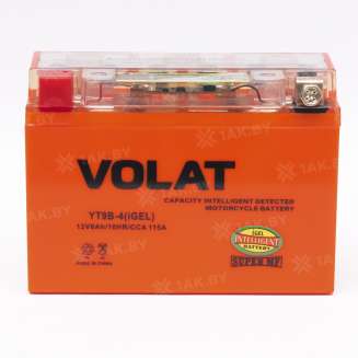 Аккумулятор VOLAT (8 Ah) 115 A, 12 V Прямая, L+ YT9B-4 YT9B-4 (iGEL) 1