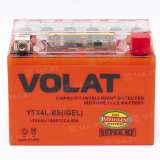 Аккумулятор VOLAT (4 Ah) 50 A, 12 V Обратная, R+ YTX4L-BS YTX4L-BS(iGEL)Volat