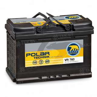 Аккумулятор BAREN Polar (70 Ah) 760 A, 12 V Обратная, R+ L3 Аккумулятор BAREN Polar (70 Ah) 760 A, 12 V Обратная, R+ L3
