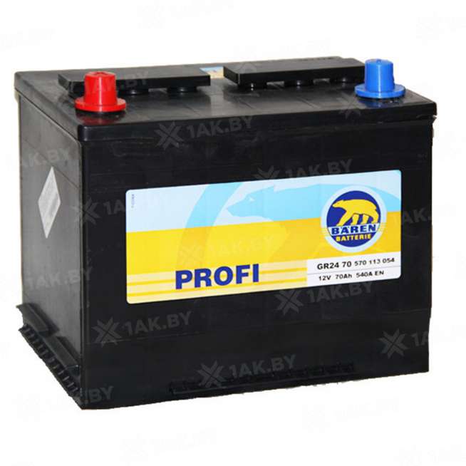 Аккумулятор BAREN Profi (75 Ah) 640 A, 12 V Прямая, L+ D26 0