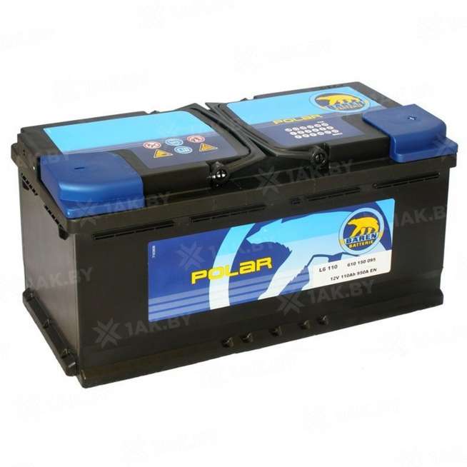 Аккумулятор BAREN Profi (110 Ah) 950 A, 12 V Обратная, R+ L6 0