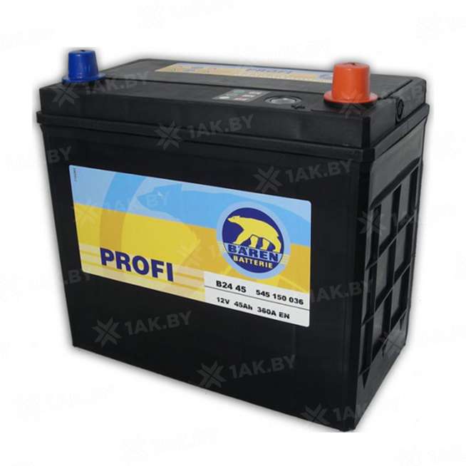 Аккумулятор BAREN Profi (45 Ah) 360 A, Обратная, R+ B24 0
