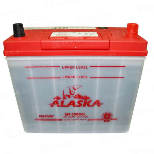 Аккумулятор ALASKA (45 Ah) 430 A, 12 V Обратная, R+ B24 0