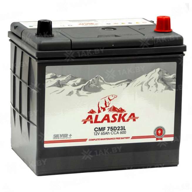 Аккумулятор ALASKA (65 Ah) 600 A, 12 V Обратная, R+ D23 0