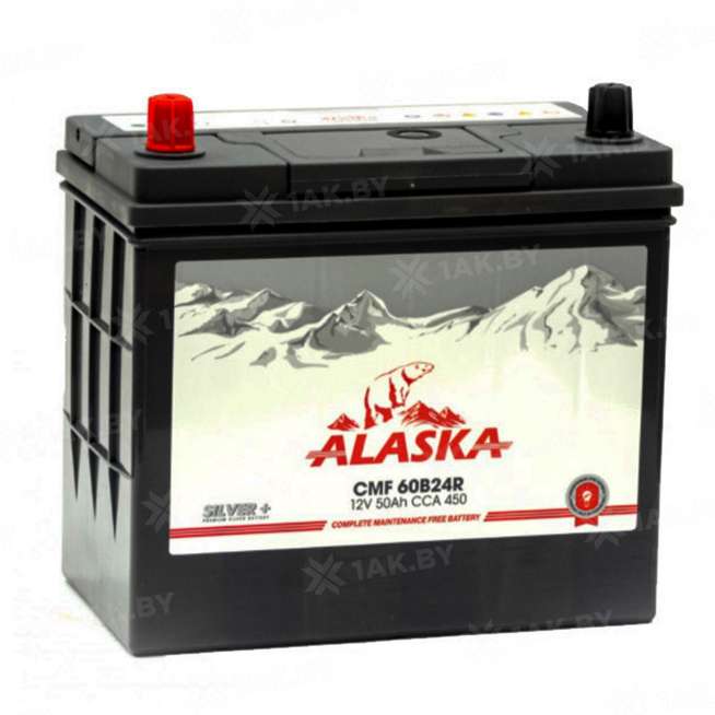 Аккумулятор ALASKA (50 Ah) 450 A, 12 V Прямая, L+ B24 0
