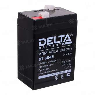 Аккумулятор DELTA (4.5 Ah,6 V) AGM 70x47x106 0.72 кг 0