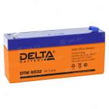 Аккумулятор DELTA (3.2 Ah,6 V) AGM 134x34x60 0.65 кг