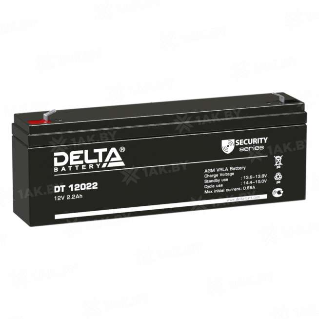 Аккумулятор для ИБП DELTA (2.2 Ah) , 12 V 0