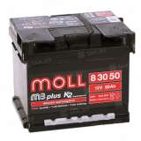 Аккумулятор MOLL M3+ (50 Ah) 420 A, 12 V Обратная, R+ LB1
