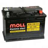 Аккумулятор MOLL (74 Ah) 680 A, 12 V Обратная, R+ L3