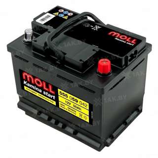 Аккумулятор MOLL (55 Ah) 420 A, 12 V Обратная, R+ L2 Аккумулятор MOLL (55 Ah) 420 A, 12 V Обратная, R+ L2